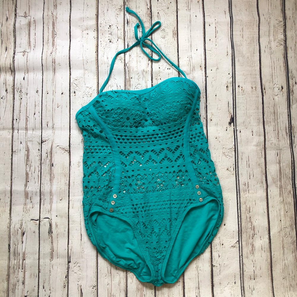 Robin Piccone Crochet swimsuit